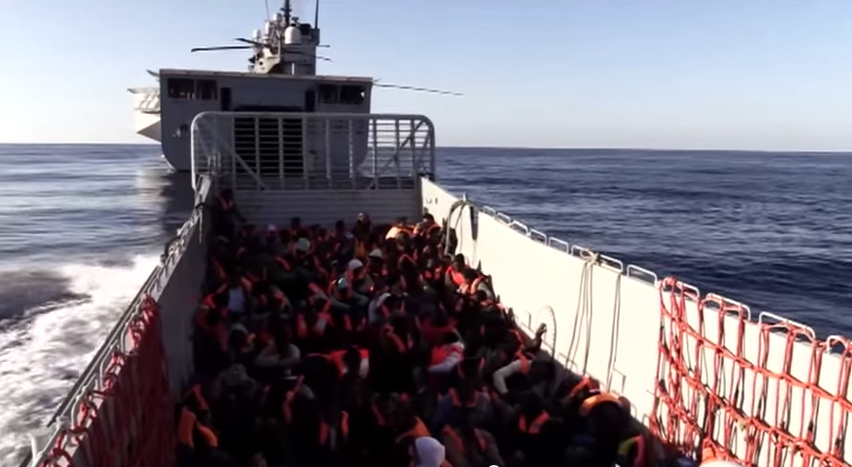 Medelhavet, Libyen, Italien, Invandring, Drunknade, Båtolycka